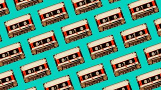 Illustration of cassette tape pattern.